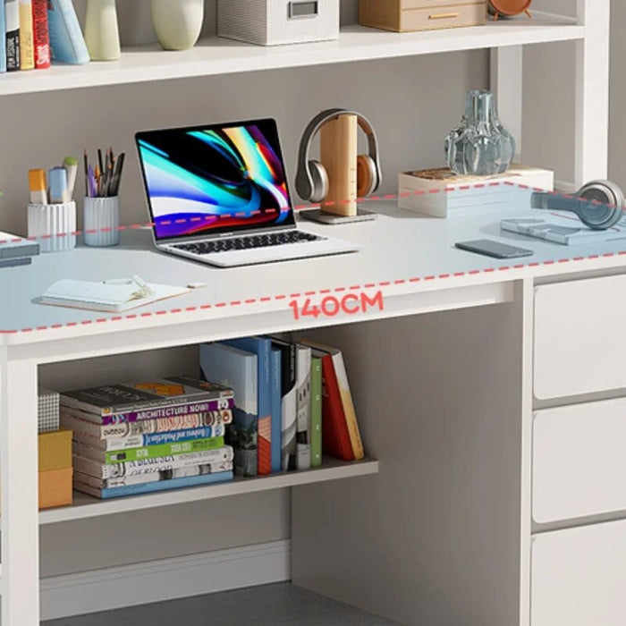 Workbench Computer Office Desks Study Table Bedroom Write Office Desks Shelf Secretaire Biurka Komputerowe Home FurnitureQF50OD