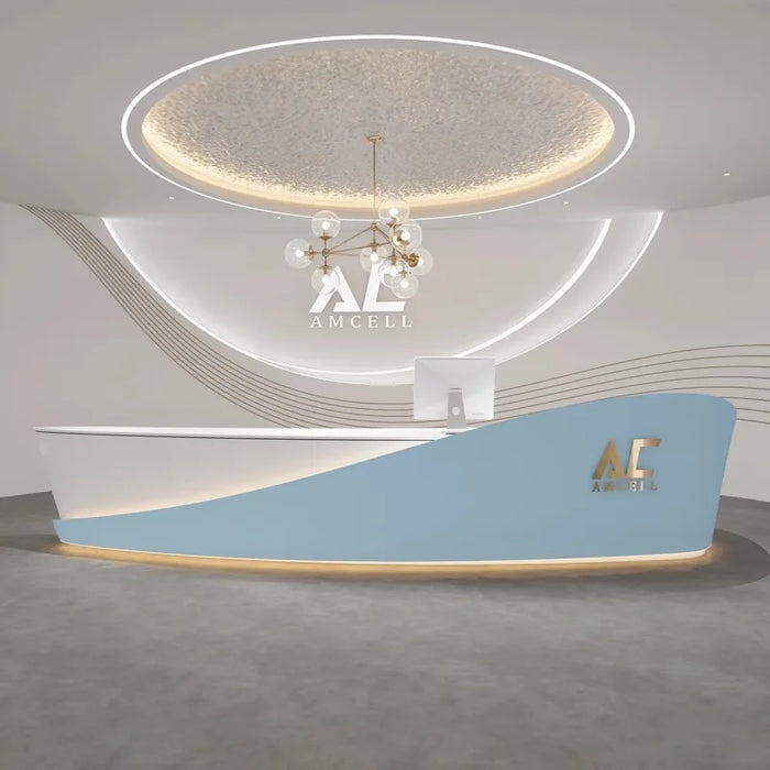 Luxury Front Reception Desks Counter Beauty Salon Executive Reception Desks Restaurant Escritorios De Oficina Salon Furniture
