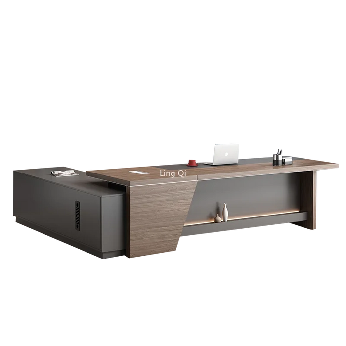 Luxury L Shaped Office Desk European Vanity Reception Conference Computer Desks Secretary Study Mesa Escritorio Office Furniture