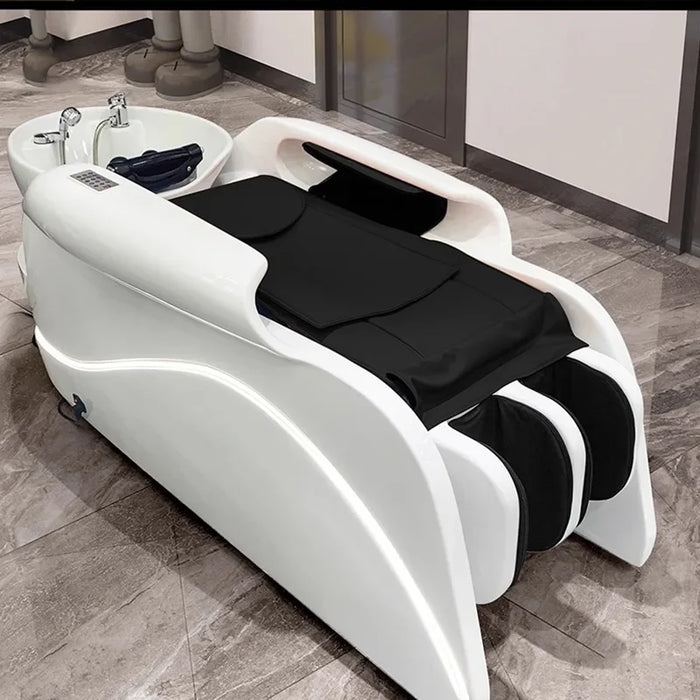 Professional Hairdressing Shampoo Chair Beauty Salon Washbasin Lying Electric Salon Bed Cadeiras Barber Salon Furniture GY50GP