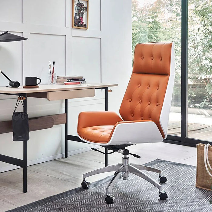 Luxury High Back PU/Leather Chesterfield Office Chair Conference Room Chair Computer Executive Chair