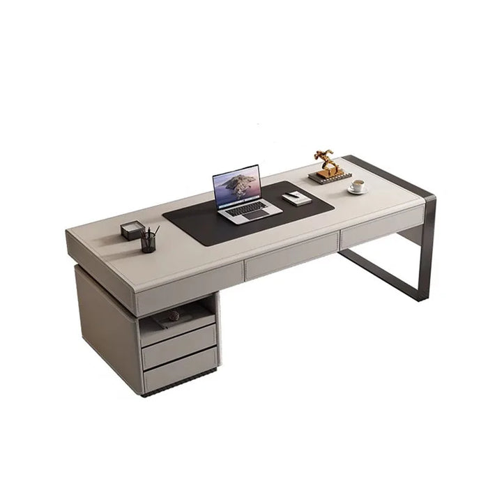 Executive Standing Office Desk Monitor Storage Drawers Supplies Computer Desks Writing Long Mesa De Escritorio Modern Furniture