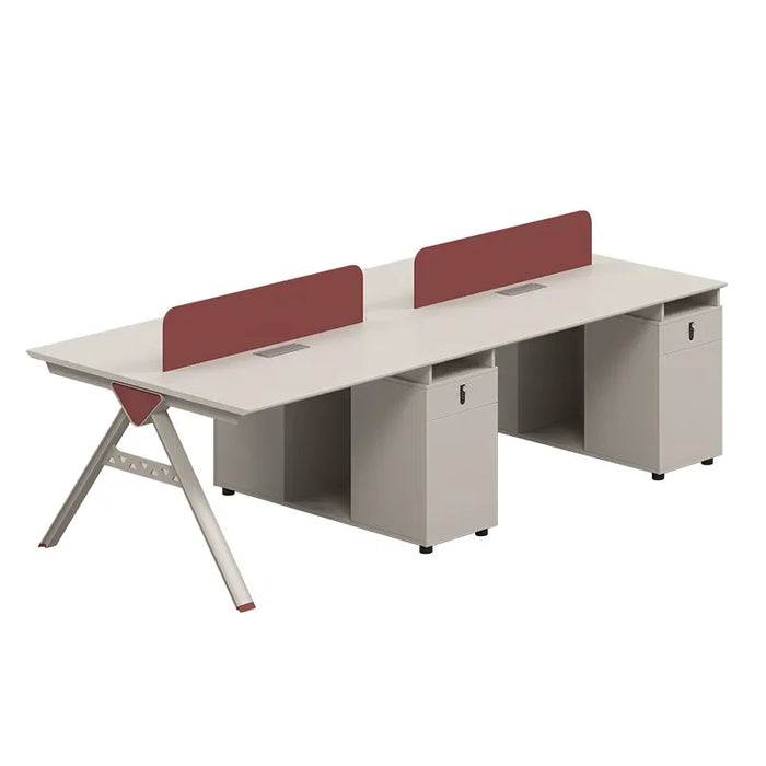 Employee Employee Office Desk Simplicity Modern Multiple Seats Screen Station Office Desk Bureau Meuble Working Equipment QF50OD