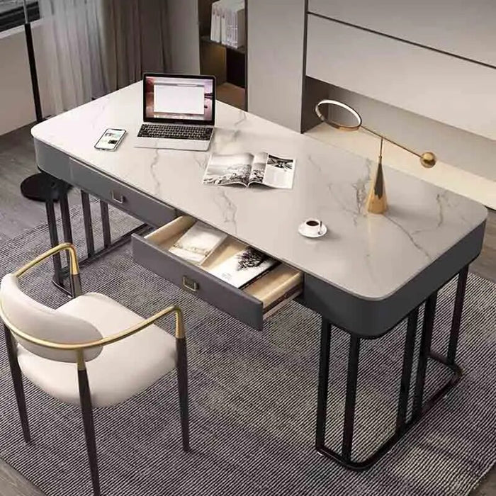 Executive Mobile Office Desk Luxury Writing Conference Reading Office Desk Living Room Drawers Scrivania Con Cassetti Furnitures