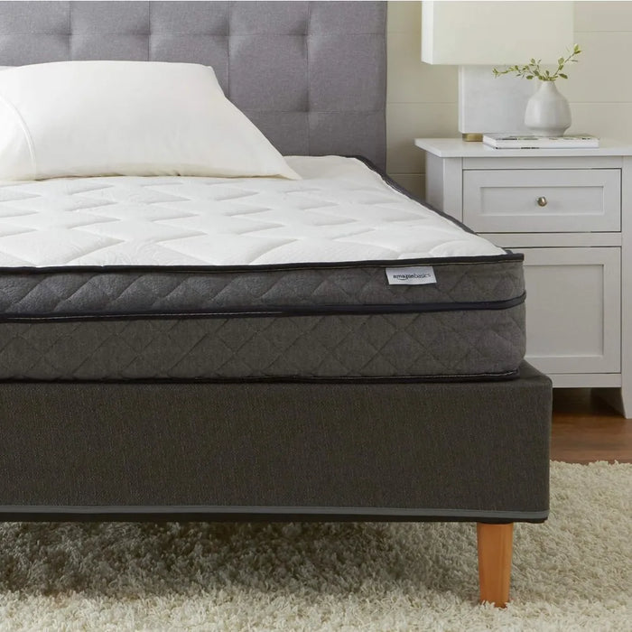 Foam Eurotop Mattress - CertiPUR-US Certified - 9-inch Mattresses Twin XL Freight Free Bedroom Bed Furniture Home