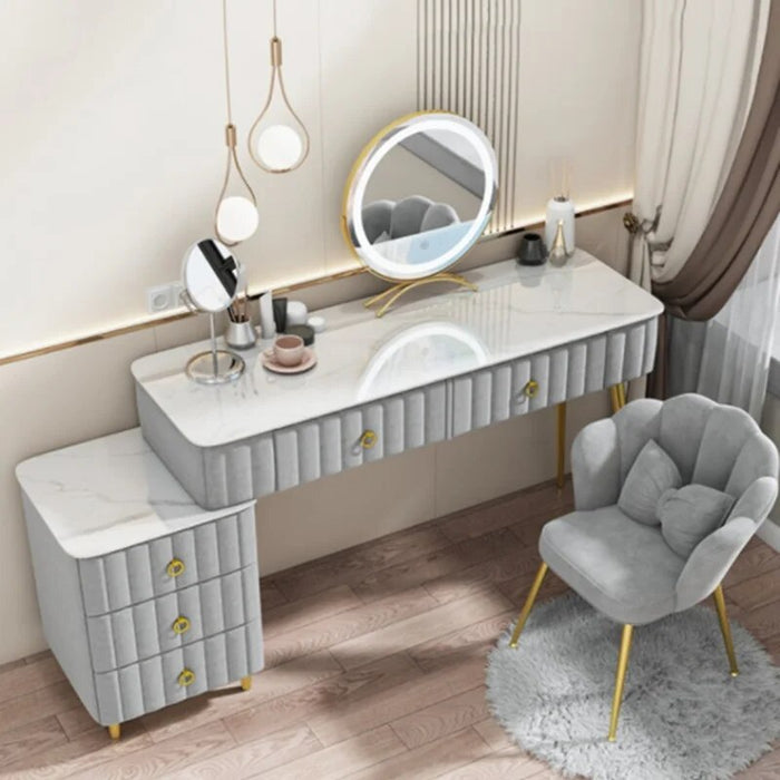 Organizer Chair Dressing Table Makeup Drawer Led Woman Dressing Table Nordic Makeup Mirror Coiffeuses De Chambre Home Furniture