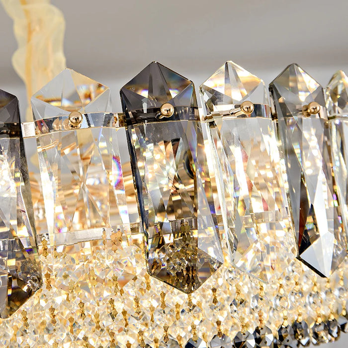 Modern Living Room Luxury Chandelier Lighting  Round Crystal Lamp Home Decoration Led Cristal Light Fixtures