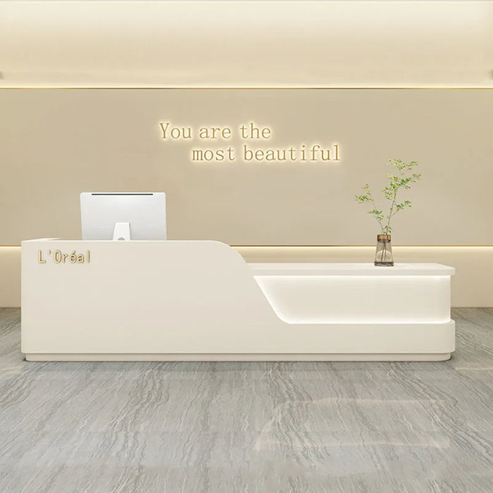 Church Pulpit Reception Desk Counter Office Siting Bar Service Desk Vanity Beauty Scrivania Ufficio Lavoro Modern Furniture