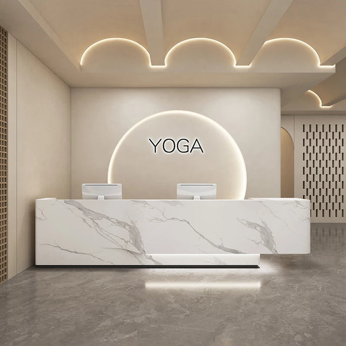 Checkout Reception Counter Mobile Information Standing Reception Counter Clinic Grocery Beautysalon Meubilair Theater Furniture