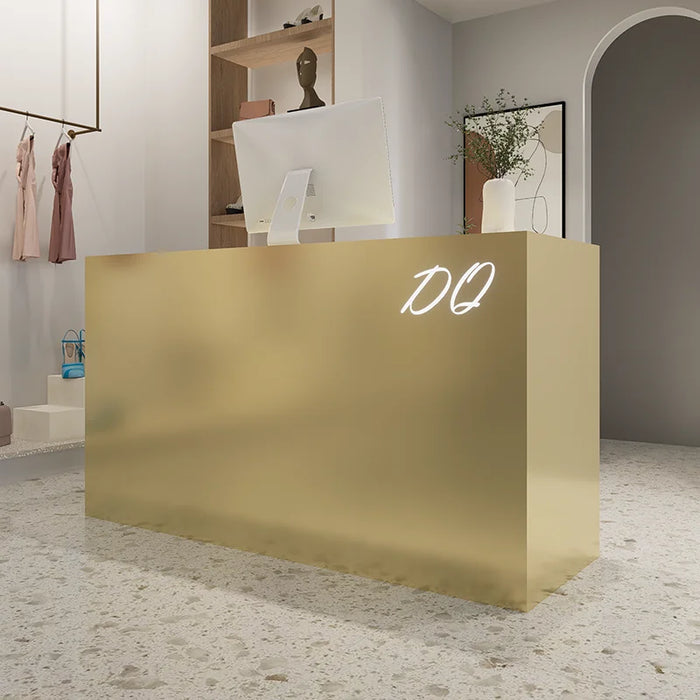 Receptionist Pulpit Cash Counter Desk Restaurant Tables White Mobile Checkout Register Counter Pulpitos Retail Bureau Furniture