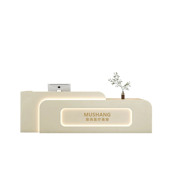 Modern Simple Reception Desk Cabinet Information Office Luxury Front Lectern Reception Desk Escritorios De Oficina Furniture