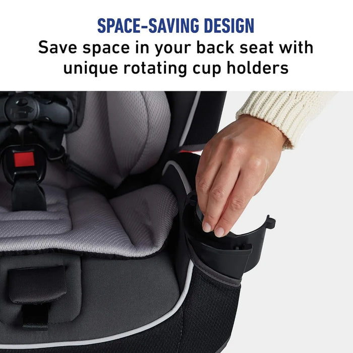 Slimfit 3 in 1 Car Seat, Slim & Comfy Design Saves Space in Your Back Seat ，Furniture