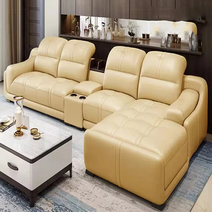 Italian Luxury Sofa Seat Multifunction Office Convertible Simple Sofa Seat Modern Leather Poltrona Decorativa House Furniture