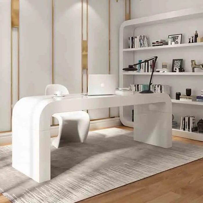 White Reception Office Desks Executive Study Floor Modern Office Desks Writing Conference Scrivania Ufficio Lavoro Furnitures