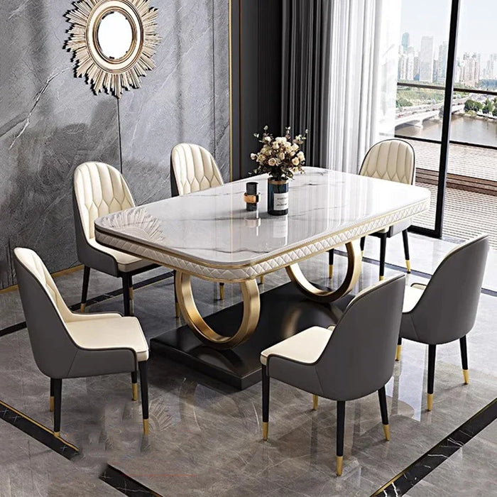 Marble Room Sets Dining Table Coffee Modern Dinner Console Kitchen Dining Table Salon Camping Balcony Mesa Garden Furniture Sets