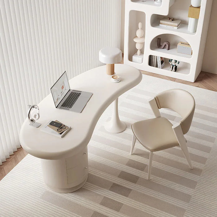 White Standing Lap Desk Writing Small Executive Workstation Study Desk Table Office Bedroom Mesa De Escritorio Office Furniture
