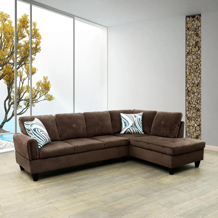 Living room sofa set-up sofa bed 2 pieces linen combination modern fabric furnishings, black