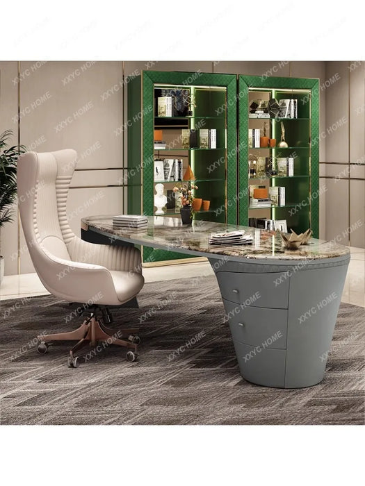 Light Luxury Computer Chair High Back Chair Rotating Office Comfortable Study Study Chair