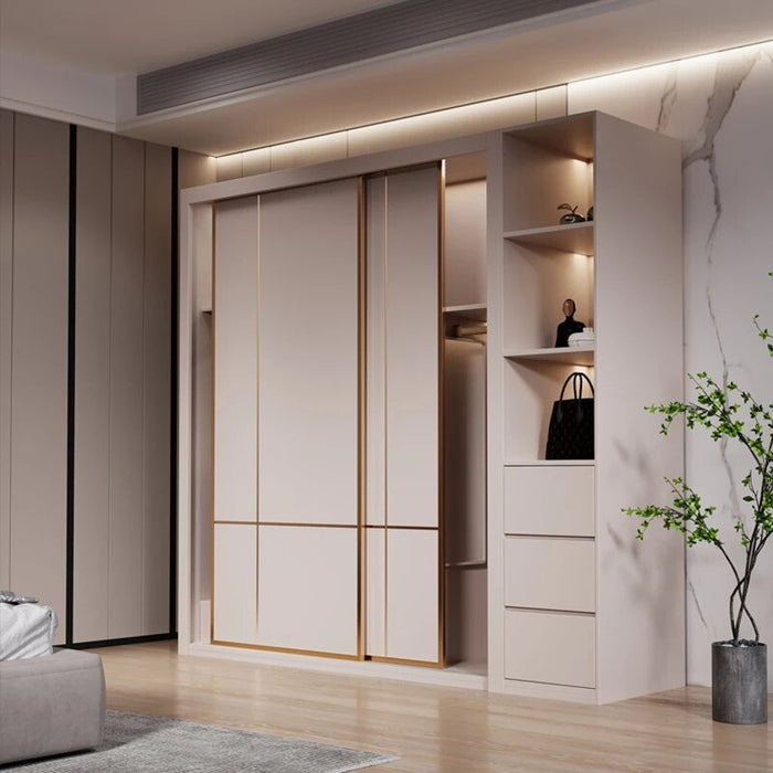 Sliding Door Drawers Wardrobe Hooks Underwear Cube Luxury Wardrobe Bedroom Multifunctional Clothing Racks Armario Decoration