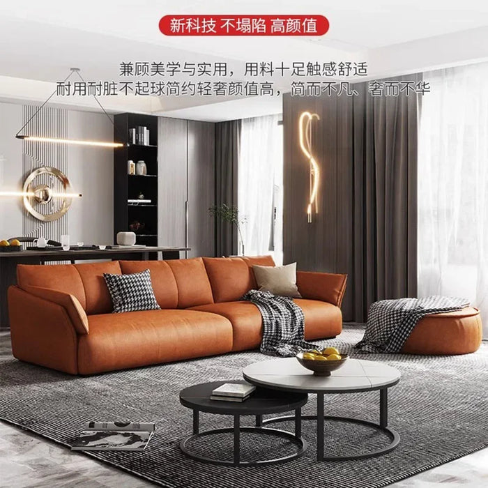 New Velvet Technology Fabric Sofa Modern Simple Luxury Nordic Velvet Floor High Quality Lazy Couch Fauteuils Salon Furnitures