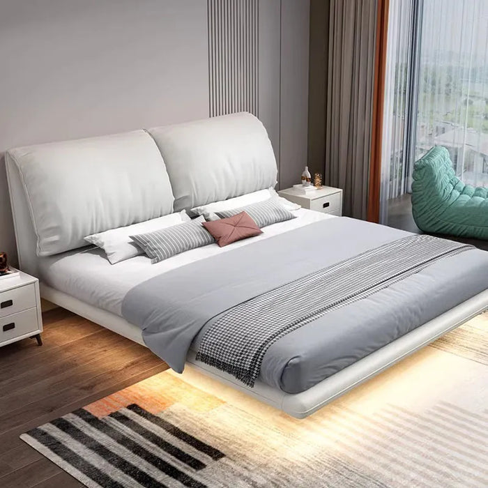 Modern Nordic Double Bed Quilt Designer Waterproof King Size Bed Frame Queen Size Multifunctional Lit Furniture For Bedroom