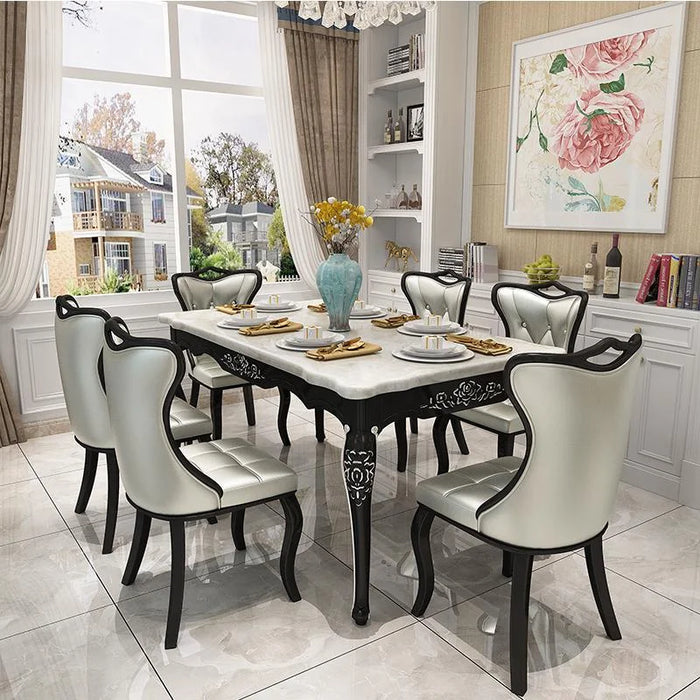 Modern Dining Room Table Center Side Balcony Nordic Luxury Dining Table Chairs Sets Kitchen Islands Mesa Comedor Home Furniture