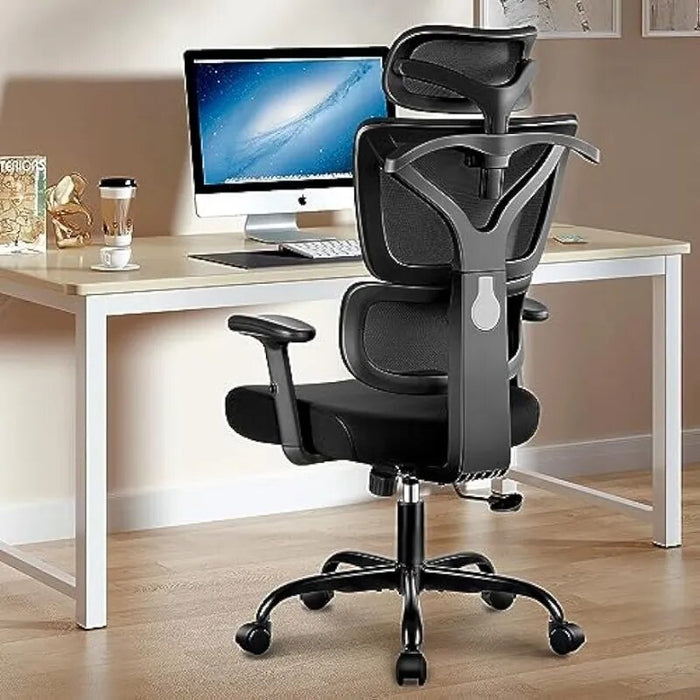 Winrise Office Chair Ergonomic Desk Chair, High Back Gaming Chair, Big and Tall Reclining Chair Comfy Home Office Desk Chair
