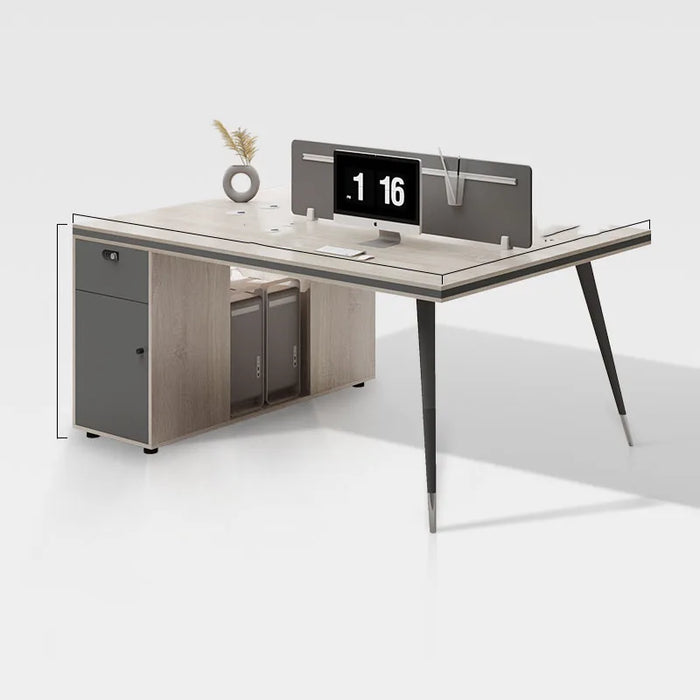 Drawers Conference Office Desk Study Corner Modern Filing Meeting Workbench Office Desk Storage Scrivania Bianca Furniture HDH