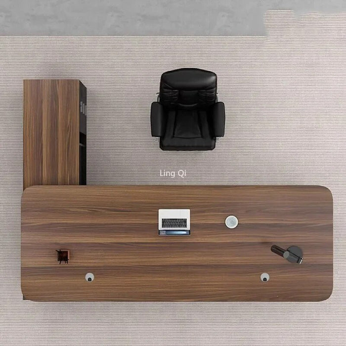 L Shaped Standing Office Desk Accessories Reception Executive Storage Computer Desks Home Conference Escritorio Modern Furniture