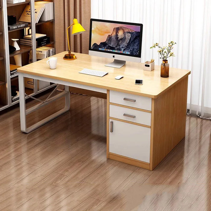 Metal Legs Floor Office Desk Standing Study Drawers Storage Computer Desks Vanity Reception Escritorios De Ordenador Furniture