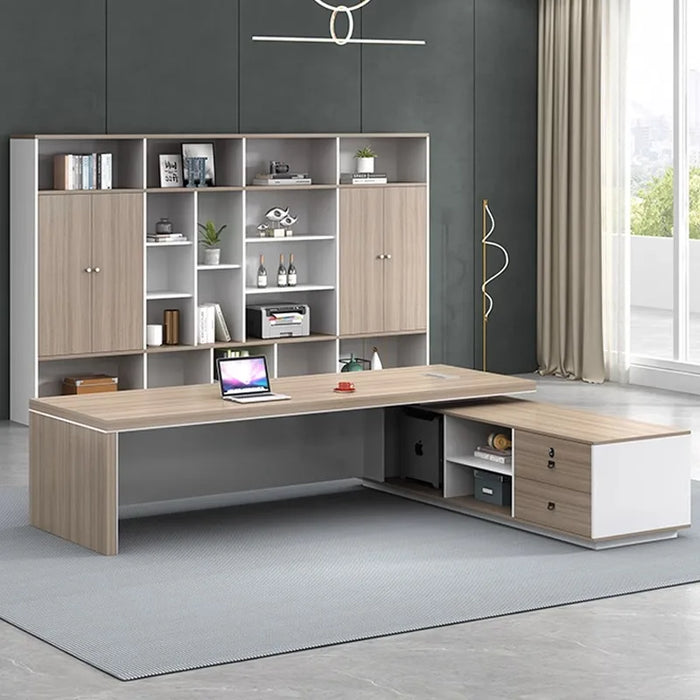 Study Corner Office Desk Computer Conference Executive Writing Monitor Office Desk Drawers Table Ordinateur Office Furniture HDH