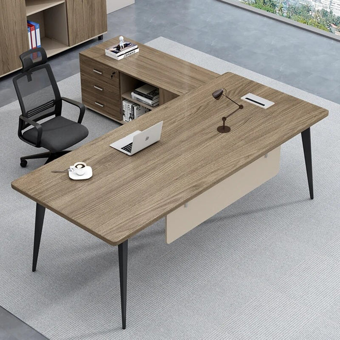 Drawers Bookshelf Office Desk Storage Standing Executive Art Computer Desks Supplies Modern Mesa De Computador Home Furniture