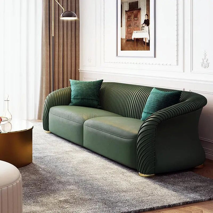 Relaxing Asiento Muebles Comfortable Sofa Bed For Large Family Villa All The Living Room Big Sofa Set With Real Genuine Leather