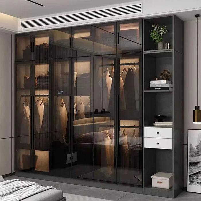 Large Capacity Wardrobes Modular Cabinets Space Saving Organizer Wardrobes Closets Armables Moveis Para Casa Salon Furniture