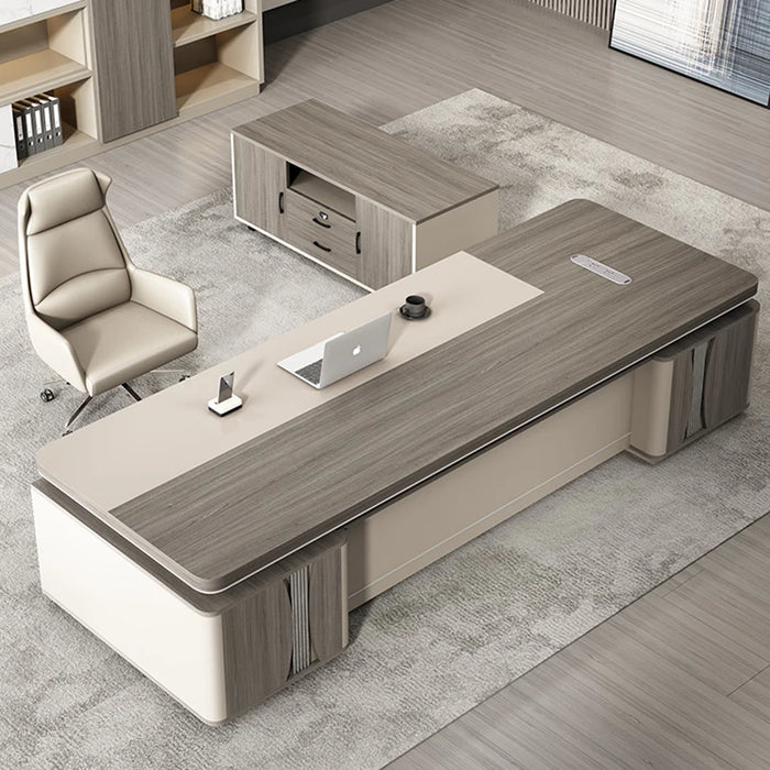 Wooden Conference Office Desk Organizers Work Meeting Drafting Corner Office Desk Modern Mesas De Computador Luxury Furniture