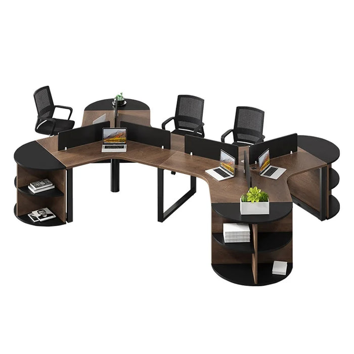 Heteromorphism Staff Office Desks Employee Combination Simplicity Modern Office Desks Bureau Meuble Working Equipment QF50OD