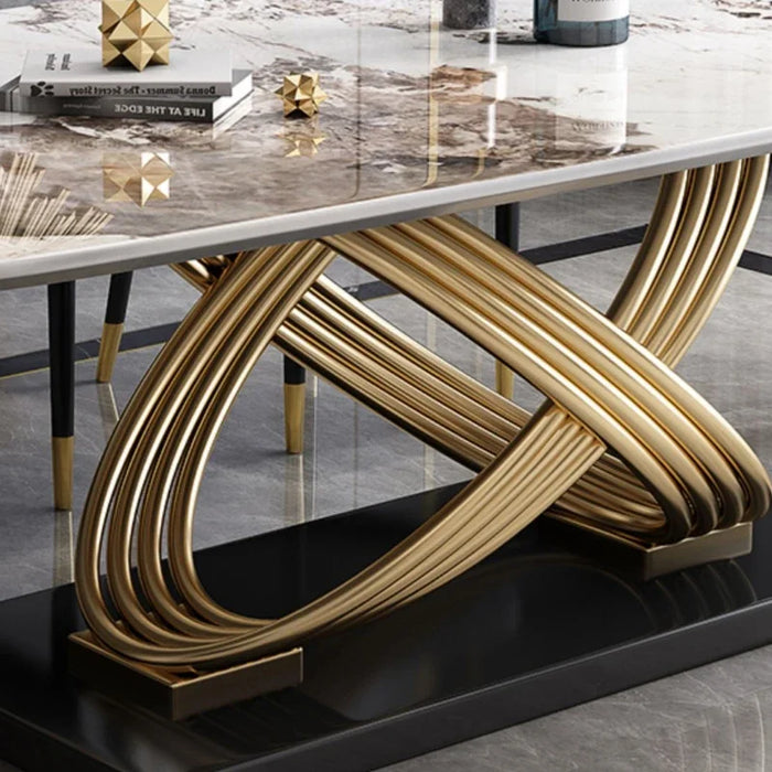 Luxury Slate Dining Tables Design Coffee Living Room Modern Dining Tables Kitchen Nordic Tavolo Pranzo Home Furniture