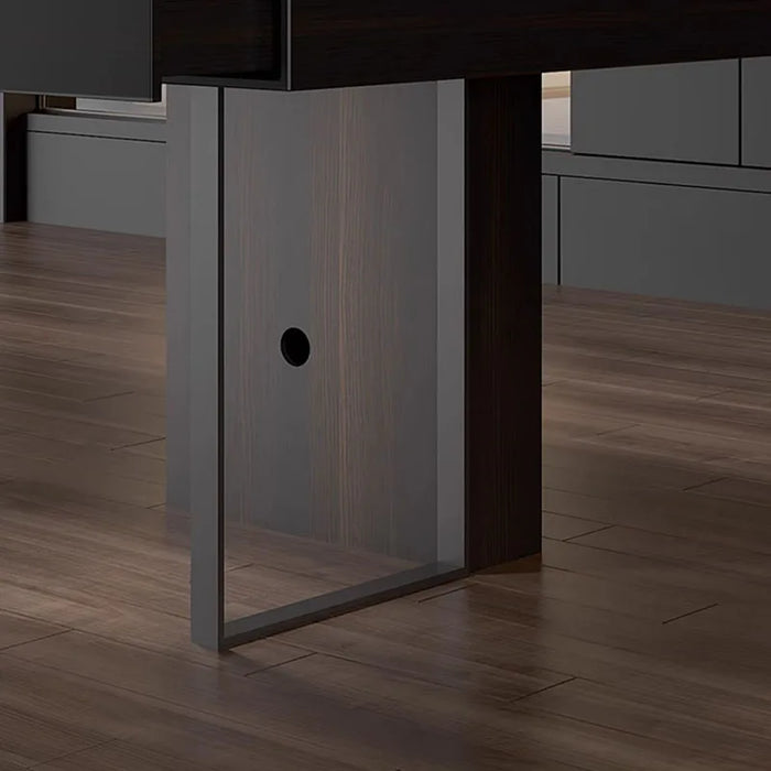 Solid Wood Italian Office Desk Luxury Supplies Study Standing Computer Desks Long Executive Mesa De Computador Modern Furniture