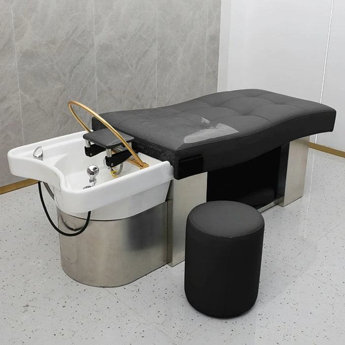 Circulation Ceramic Shampoo Chair Hair Care Hairdresser Specialized Multifunction Shampoo Chair Fotel Fryzjerski Furniture XFY