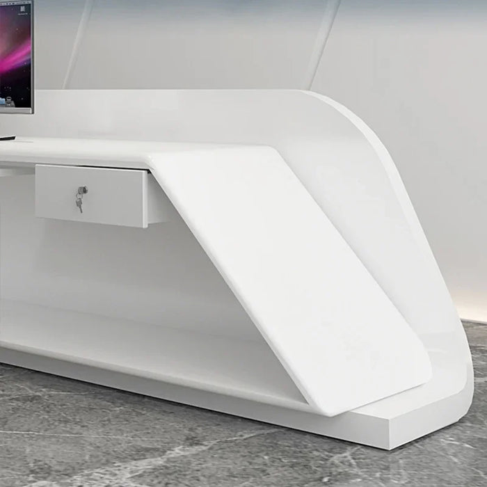 Paint reception desk Simple modern company office consulting services medical desk beauty salon cashier bar