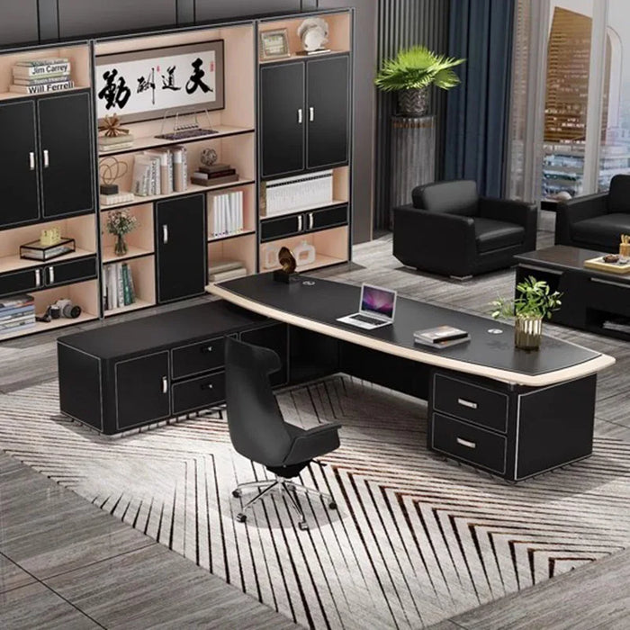 Executive Reception Workstation Corner Luxury Computer Meeting Office Desks Work Console Tavolo Da Lavoro Office Furniture