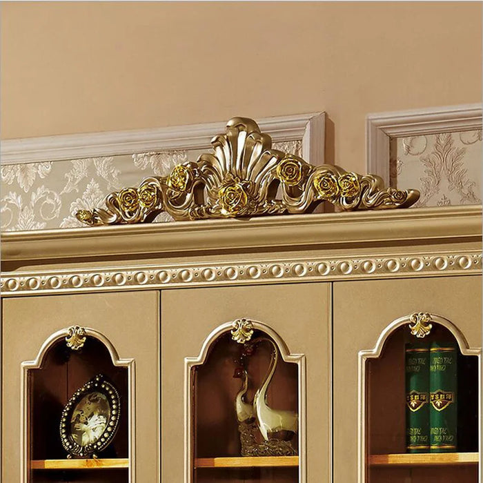 four door wardrobe modern  European bookcase p10097