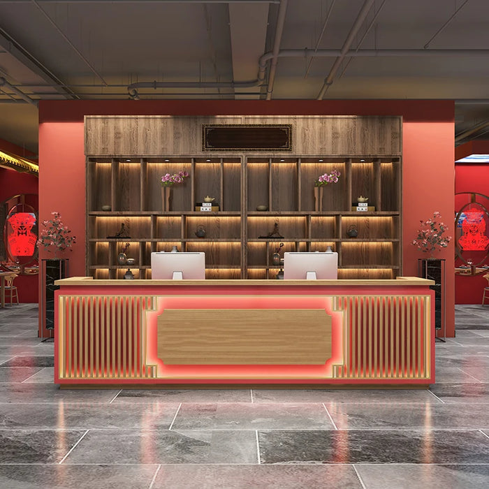 Beauty Salon Spa Reception Desk Cash Luxury Hotel Cashier Bar Counter Shop Retail Store Theke Rezeption Commercial Furniture