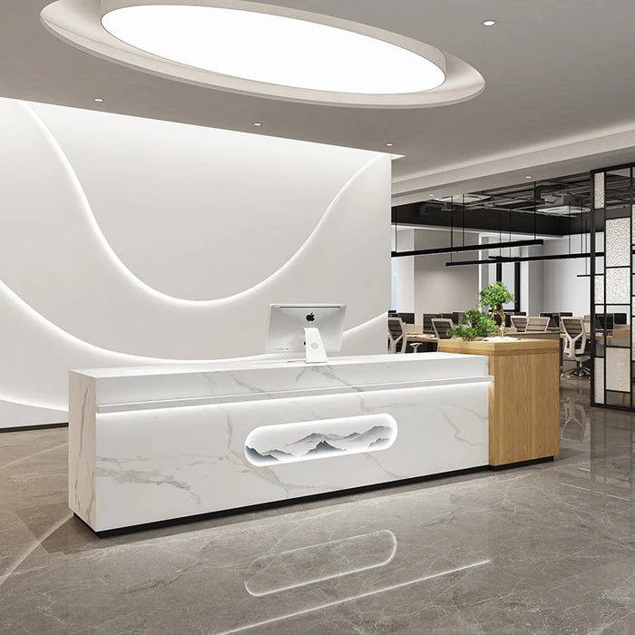 Commercial Conference Reception Desks Luxury Lectern Information Office Hotel Reception Desks Salon Mostrador Home Furniture