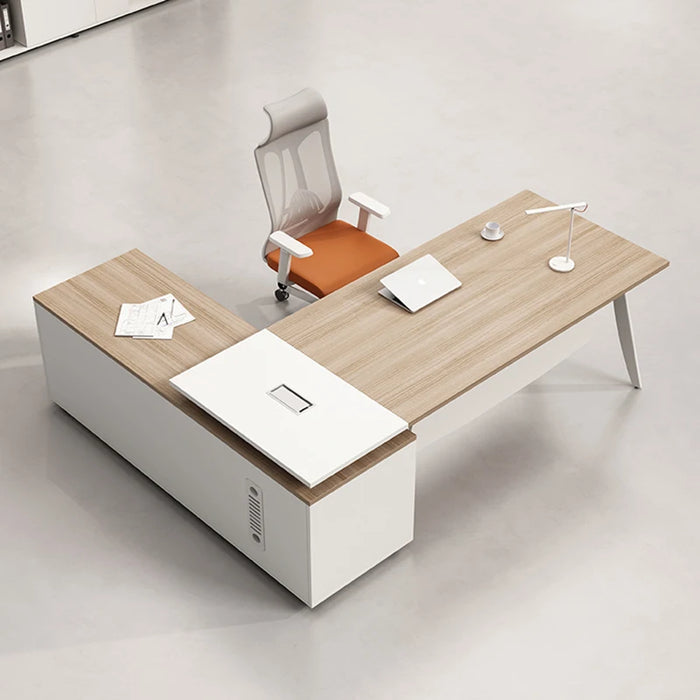 Ideas Computer Office Desk Storage Executive Simple Luxury Professional Desk Tables Studio Mesa Para Computador Home Furniture