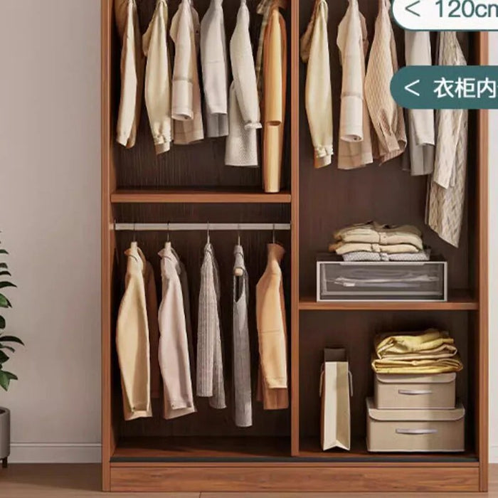 Wooden System Closet Storage Clothes Organizer Bedroom Wardrobe Cupboard Cabinet Door Fabric Watches Armario Home Furniture