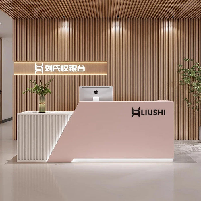 Banco Console Store Reception Desk Simple Cabinet Cashier Table Standing Reception Desk Front Desk Mostrador Room Furniture