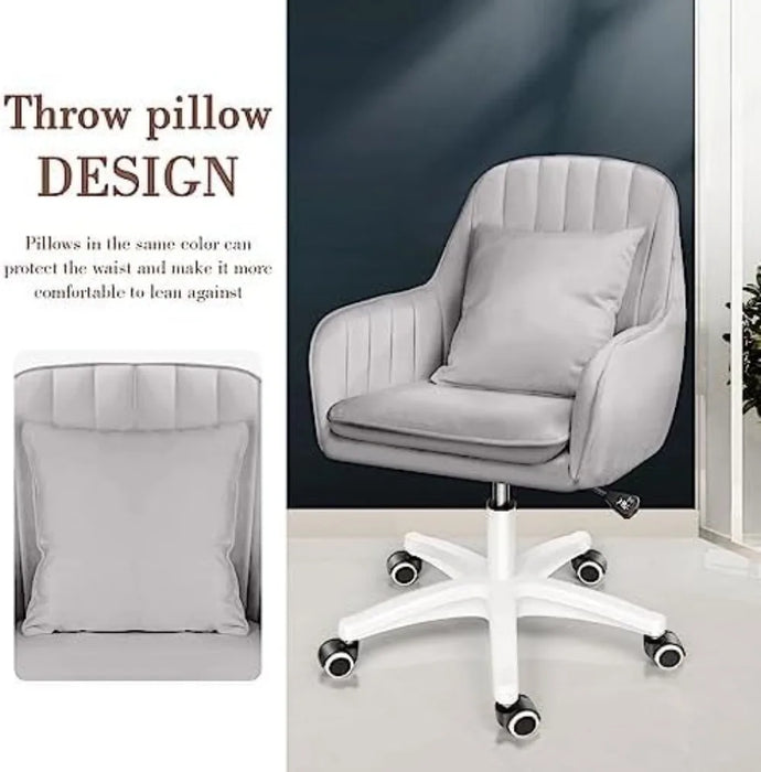 Cute Office Chair Home Computer Chairs Adjustable Task  Modern Office Chair Makeup Chair 362° Swivel Computer