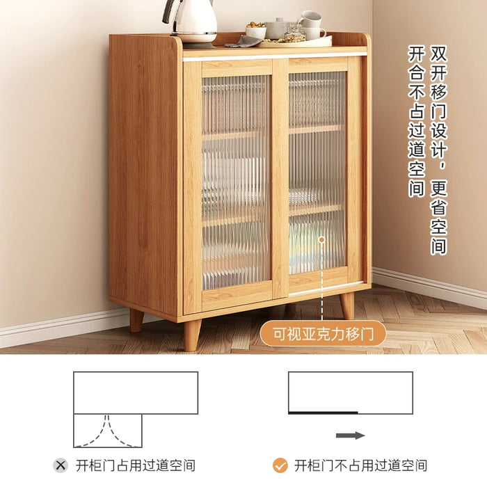 Living Room Kitchen Cabinets Buffet Glass Display China Farmhouse Drawers Cabinet Nordic Sideboard Mobiletto Cucina Furniture