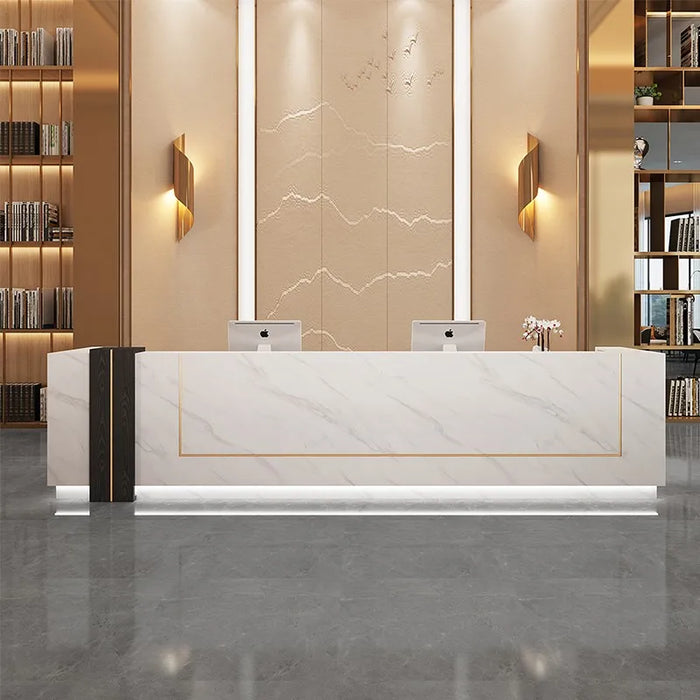 Office Modern Reception Desks Counter Lectern Standing Commercial Reception Desks Club Mesa De Escritorio Luxury Furniture